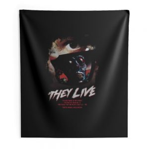 They Live Horror Movie Indoor Wall Tapestry