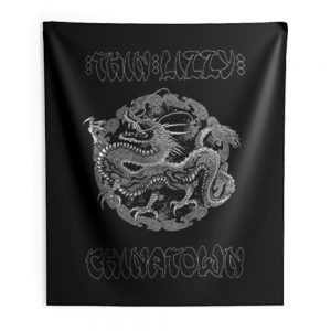 Thin Lizzy Chinatown Dragon Indoor Wall Tapestry