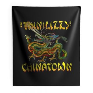 Thin Lizzy Chinatown hard rock Indoor Wall Tapestry