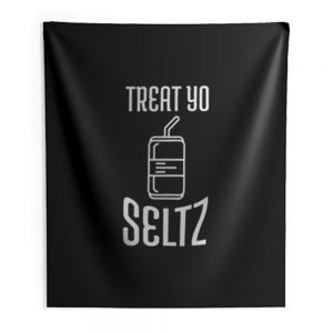 Treat Yo Seltz Indoor Wall Tapestry