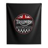 Triumph Motorcycle Indoor Wall Tapestry
