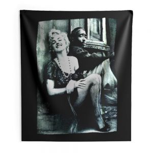 Tupac And Marilyn Monroe Couple Indoor Wall Tapestry