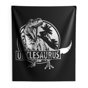 Unclesaurus Dinosaur Uncle Funny Indoor Wall Tapestry