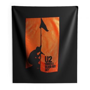 Under A Blood Red Sky U2 Indoor Wall Tapestry