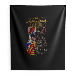 Usa The Rolling 2019 Stones No Filter Guitar Tour Indoor Wall Tapestry