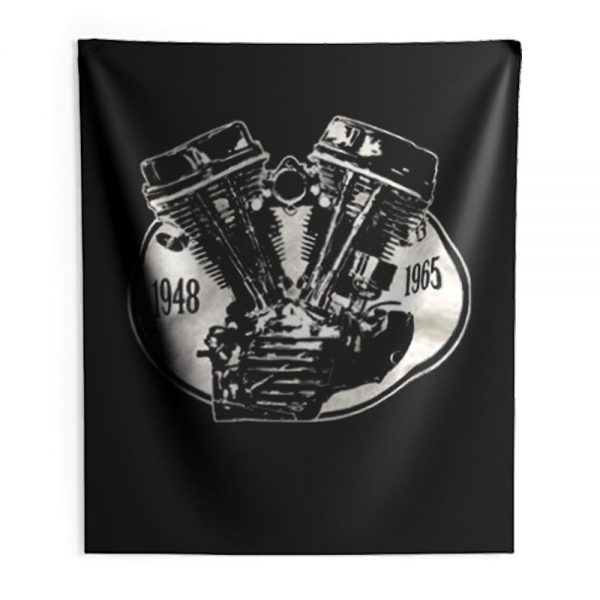 V2 Panhead 1948 1965 Indoor Wall Tapestry