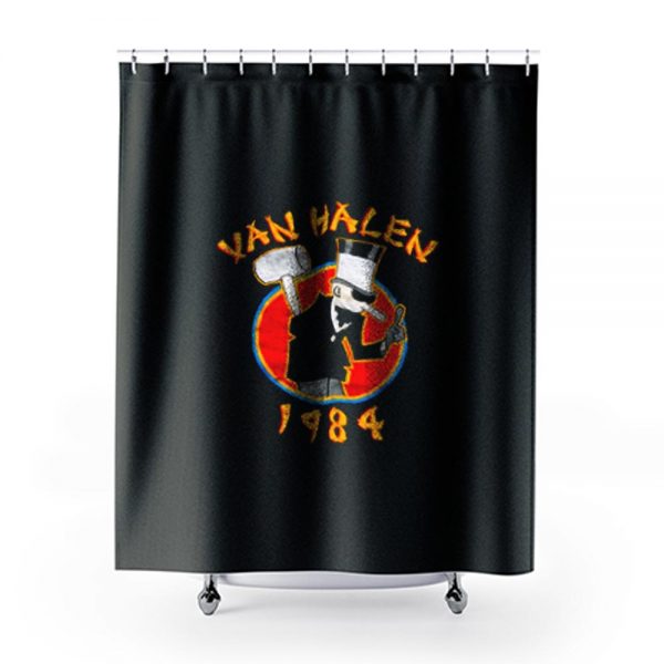 Van Halen 1984 Shower Curtains