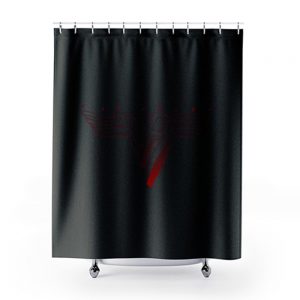 Van Hallen Red Logo Shower Curtains