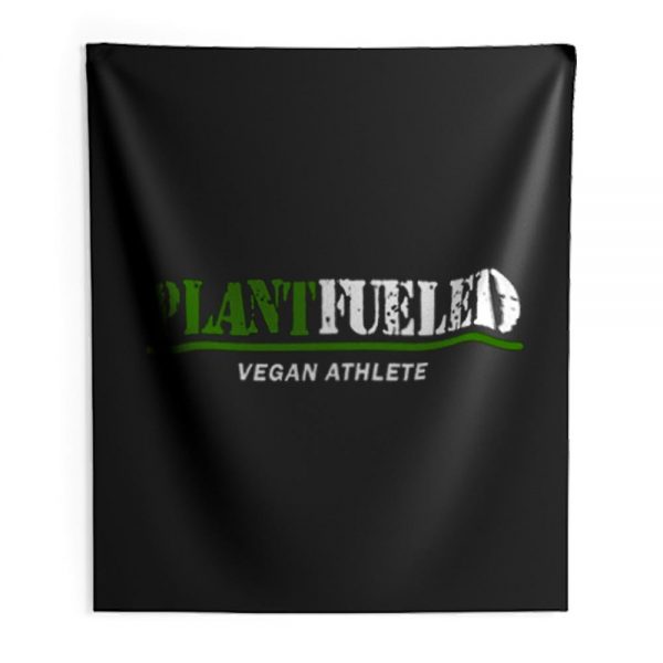 Vegan Gym PLANT FUELED Athlete Indoor Wall Tapestry