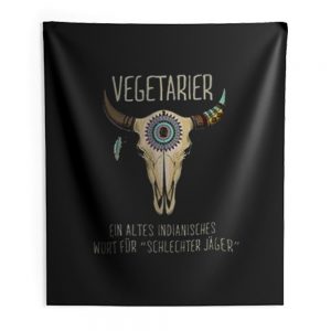 Vegetarier Indoor Wall Tapestry