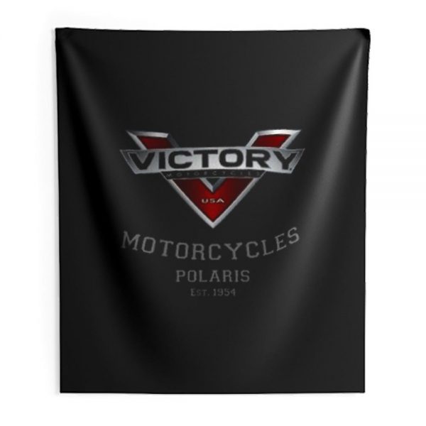 Victory Motorcycle Logo Indoor Wall Tapestry