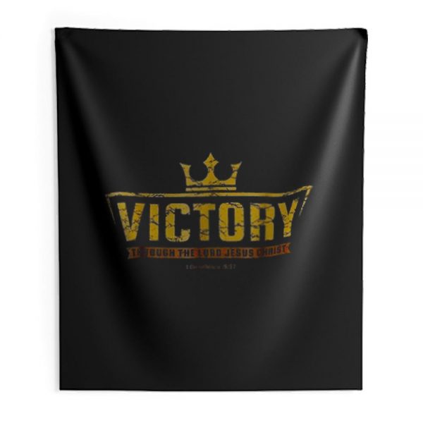 Victory Motorcycle Logo Vintage Indoor Wall Tapestry