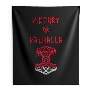 Victory or Valhalla Norse Mythology Indoor Wall Tapestry