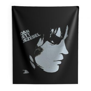 Vintage 80s JOAN JETT and the BLACKHEARTS Jezebel tou Indoor Wall Tapestry