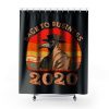Vintage Back To Business 2020 Plague Doctor Shower Curtains