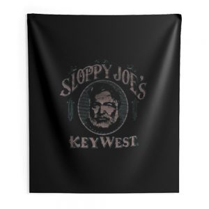 Vintage Sloppy Joes Key West Florida Indoor Wall Tapestry