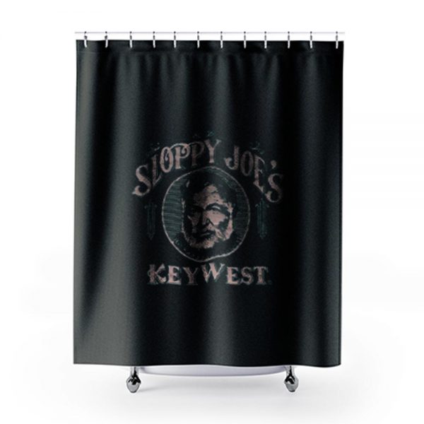 Vintage Sloppy Joes Key West Florida Shower Curtains