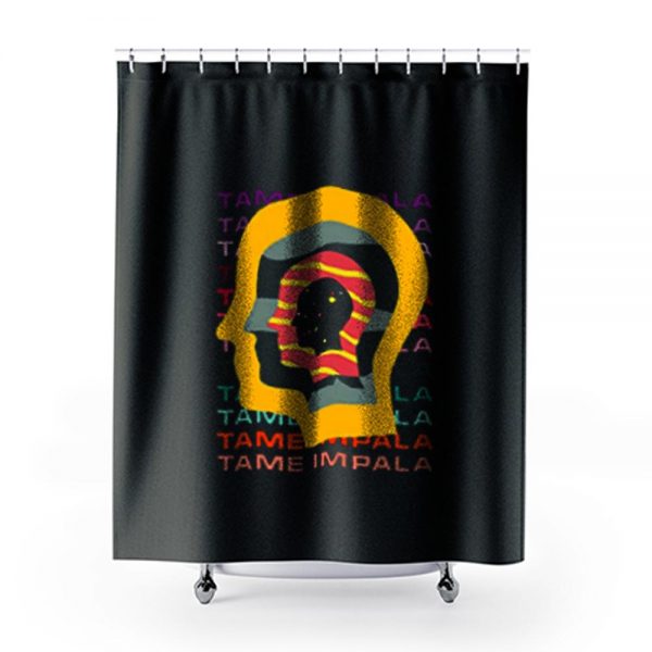 Vintage Tame Impala Shower Curtains