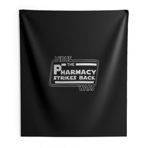 Virus Wars The Pharmacy Strikes Back Indoor Wall Tapestry