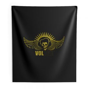 Volbeat Angelic Skull Logo Indoor Wall Tapestry