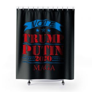 Vote Trump Putin 2020 United States Election American President Shower Curtains