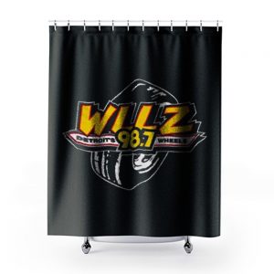 WLLZ Detroits Wheels Shower Curtains
