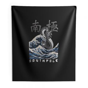 Water Dragon Sout Pole Indoor Wall Tapestry