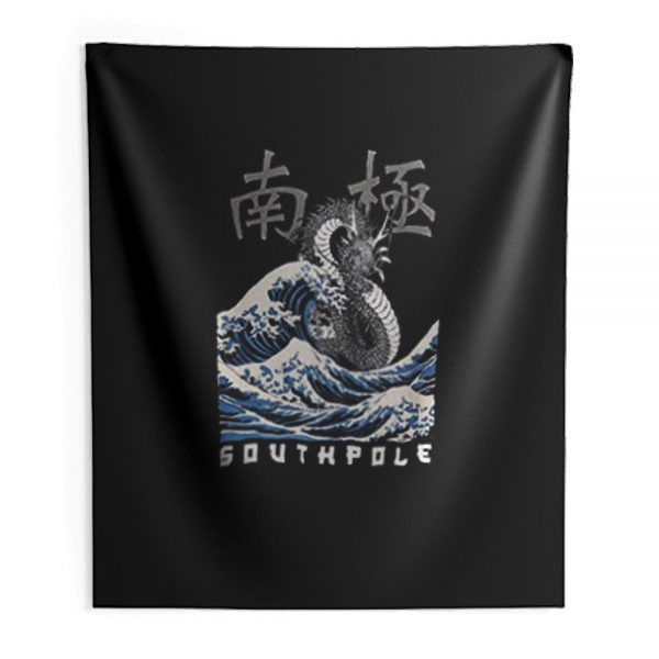 Water Dragon Sout Pole Indoor Wall Tapestry