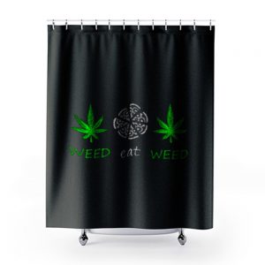 Weed And Eat Shower Curtains