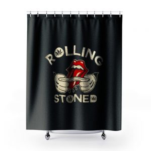 Weed Marijuana Rolling Stoned Pot Shower Curtains
