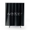 Weezer Simple Logo Shower Curtains