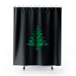 Weihnachtsbaum Damen Shower Curtains