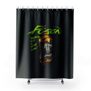Whiskey Poison Shower Curtains