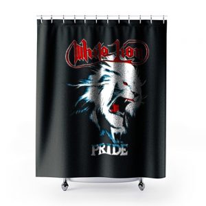 White Lion Band Pride Heavy Metal Hard Rock Band Shower Curtains
