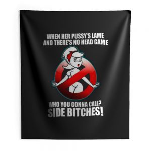 Who Ya Gonna Call Ghostbusters Indoor Wall Tapestry