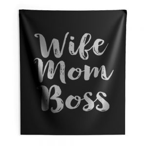 Wife Mom Bos Indoor Wall Tapestry