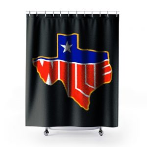 Willie Nelson Lone State Shower Curtains