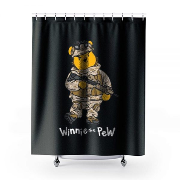 Winnie the Pew Shower Curtains