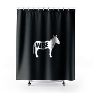 Wiseass Donkey Shower Curtains