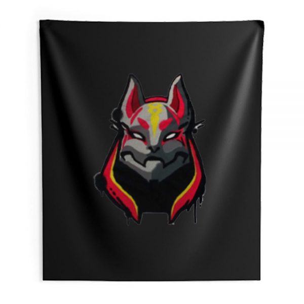 Wolf Head Fortnite Games Indoor Wall Tapestry