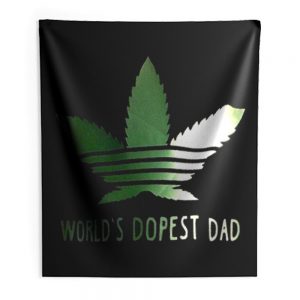 Wolrd Dopest Dad Indoor Wall Tapestry