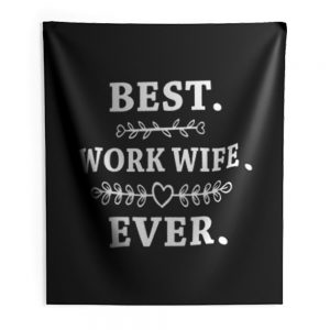 Womens Best Work Wife Ever Indoor Wall Tapestry