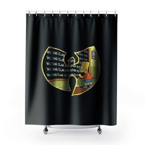 Wu Tang Clan Bart Simpson Shower Curtains