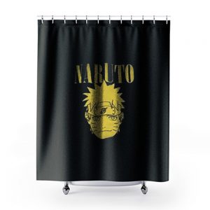 Yellow Naruto Shippuden Anime Shower Curtains