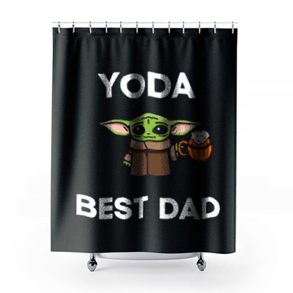 Yoda Best Dad Shower Curtains
