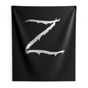 Z Logo Zorro Classic Vintage Indoor Wall Tapestry