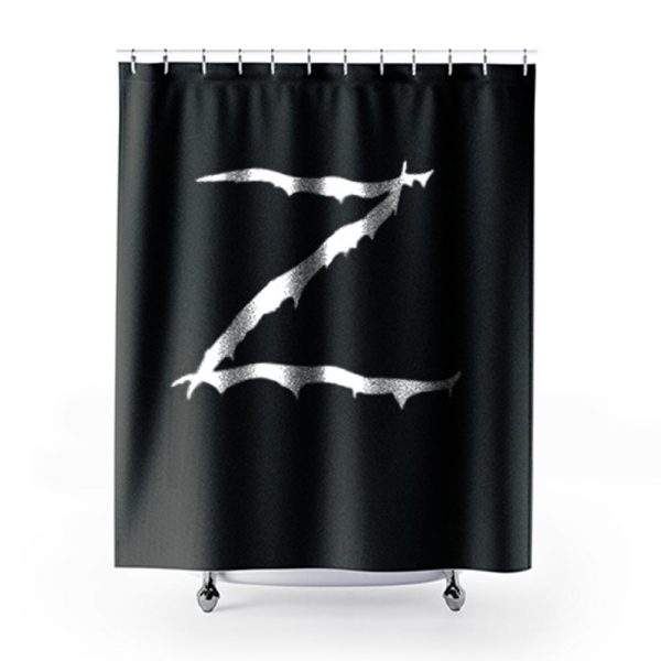 Z Logo Zorro Classic Vintage Shower Curtains