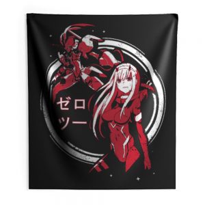 Zero Two Strelitzia Indoor Wall Tapestry