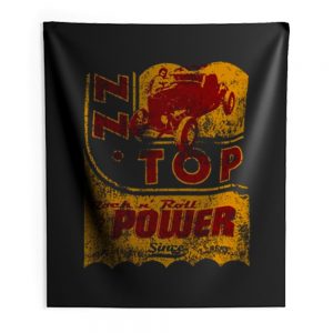 Zz Top Oil Power Band Indoor Wall Tapestry