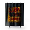 Zz Top Oil Power Band Shower Curtains